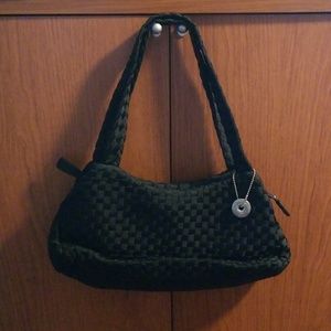 The SAK black crochet handbag